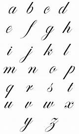 Cursive Letters Lowercase Sidebar sketch template