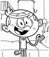 Coloring Loud House Pages Colouring Lincoln Para Colorear Dibujos Pintar Coloriage Children Les Print Color Printables Kids Comments Choose Board sketch template