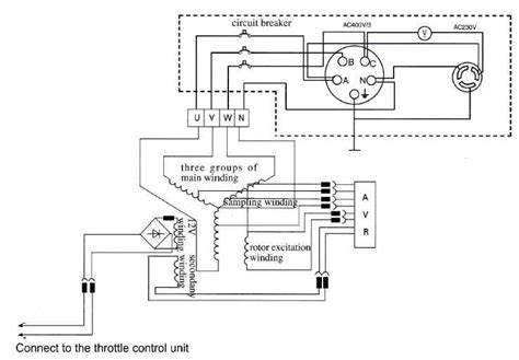 diesel generator control circuit diagrams