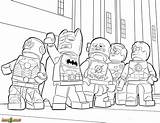 Batman Lego Coloring Pages Robin Getdrawings sketch template