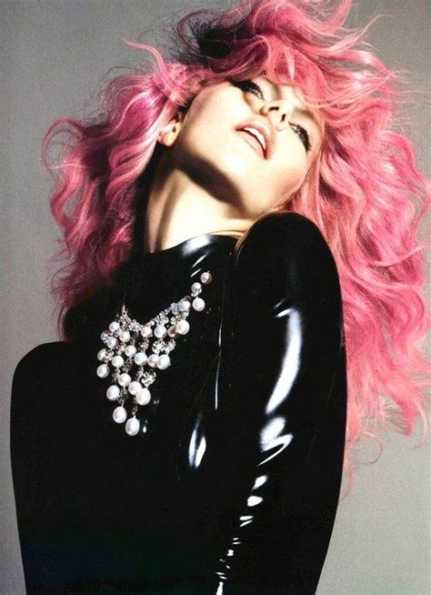 pearls pink long pink hair pink hair long hair styles