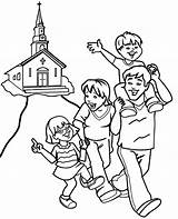 Family Christian Coloring Topcoloringpages Happy Children Deviantart Print sketch template