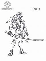 Overwatch Genji Coloring Pages Printable Fortnite Colouring Cool Print Color Sheets Kids Meowscles Skin Mercy Description Hanzo Skins Template sketch template