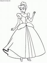 Cenicienta Princesas Baile Su Vestir Princess sketch template