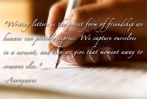 quotes  writing letters quotesgram