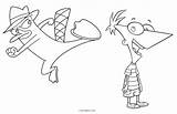Ferb Phineas Ausmalbilder Platypus Ausmalbild Schnabeltier sketch template