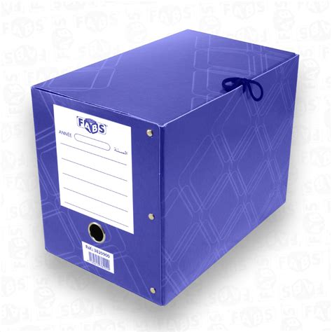 boite  archive en carton compact pellicule dos  keepbox symbol