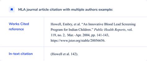 easy steps   cite  article  multiple authors mla