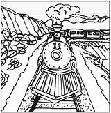 Coloring Steam Train Pages Sheet Trains Railroad Boys Amazing Animation Comics Unique sketch template