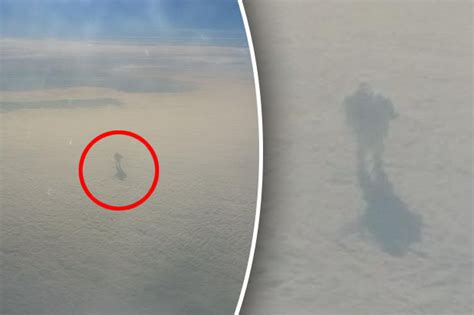 Mysterious Figure Spotted Stalking Clouds By Easyjet Passenger Daily Star