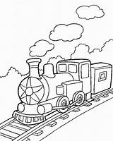 Locomotora Tren sketch template