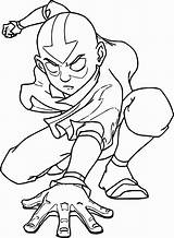 Airbender Aang Pilih Olphreunion sketch template