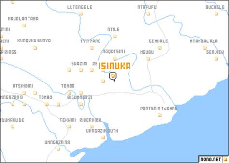 isinuka south africa map nonanet