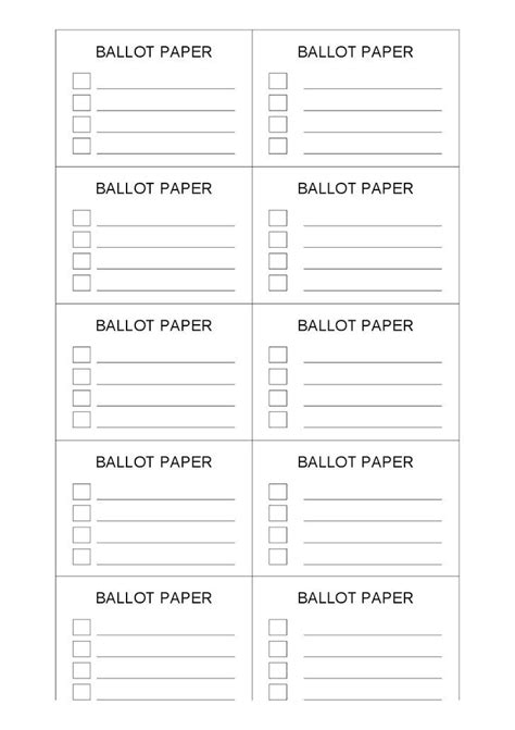 pin  ballot