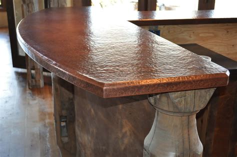 top pictures hammered copper bar top premier copper products brdb    hammered