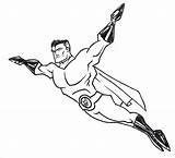 Drawing Superhero Drawings Cool Flying Superheroes Coloring Template Superheros Super Sketch Sketches Getdrawings Heroes sketch template