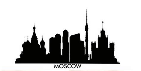 Buy Mscow Skyline Wall Sticker City