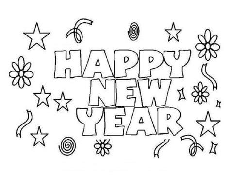 happy  year coloring pages  year coloring pages