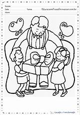 Atividades Peres Enfants Recoit Produção Maternal Educar sketch template