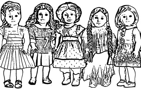 american girl coloring pages clip art library