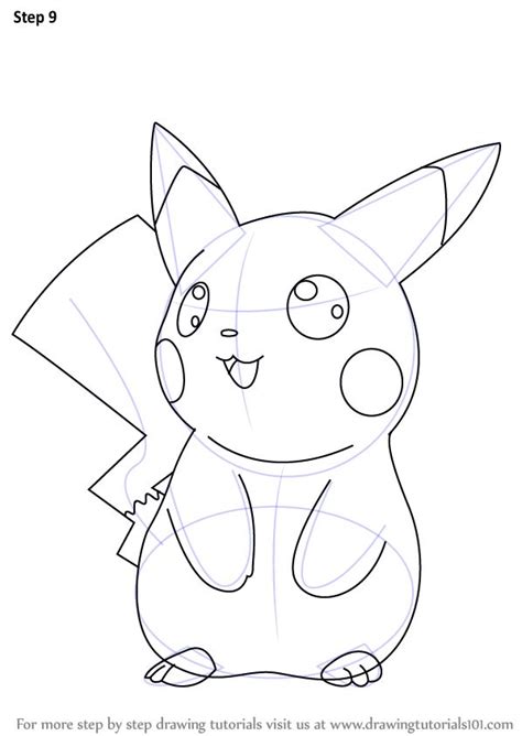 draw ninja pikachu  pokemon drawingtutorialscom