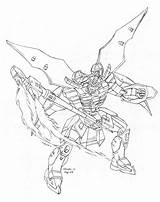 Gundam Deathscythe Dsng Pencils Deviantart sketch template