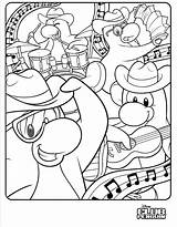 Coloring Penguin Club Pages Disney Agent Secret Band Water Penguins H2o Just Add Popular Update Coloringhome Template sketch template