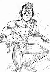 Flash Coloring Pages Kid Zoom Running Printable Drawing Dc Book Comics Comic Superhero Reverse Sketch Color Lucianovecchio Deviantart Getdrawings Popular sketch template