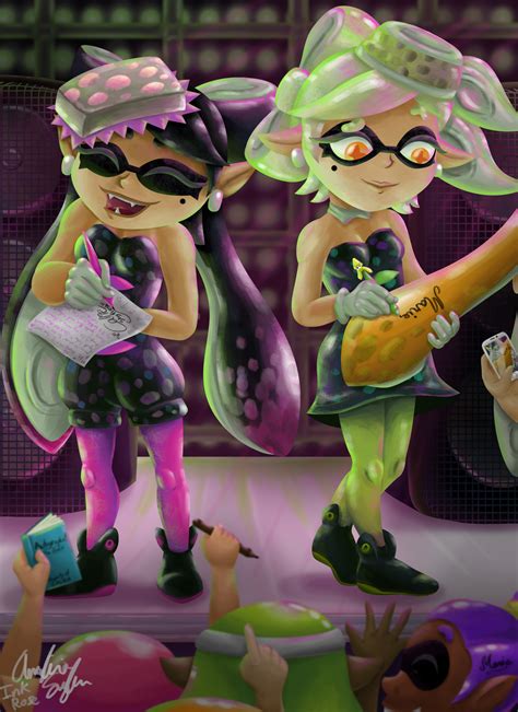 squid sister autographs sell for lots on ebay by inkrose98 on deviantart