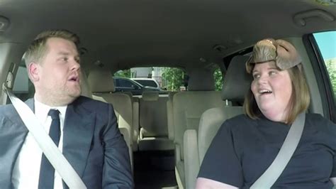 james corden rode to work with viral chewbacca mom and it ll make your day