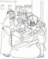 Coloring Joseph Pharaoh Egypt Pages His Popular sketch template