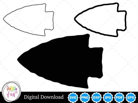 arrowhead silhouette   outlines arrowhead svg arrowhead outline svg arrowhead cut files