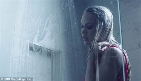 carrie underwood weeps in the shower for new cry pretty music video