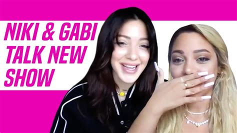 niki and gabi demartino talk wedding new snapchat show twinning out