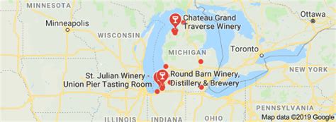 michigan wineries google search illinois indiana michigan winery map