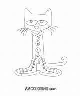 Pete Cat Coloring Pages Buttons Groovy Printable Color Inspired Getcolorings Fabulous Comments Birijus sketch template