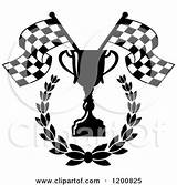 Racing Trophy Checkered Clipart Flag Race Cup Vector Commercial Flags Coloring Royalty Laurel Illustration Tradition Sm Clip Clipground Use 2021 sketch template