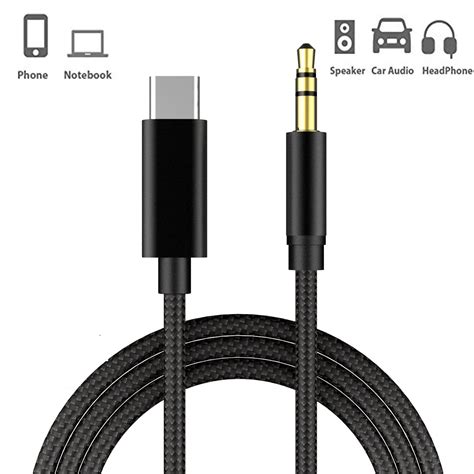 usb type   mm jack male aux audio cable adapter  headphone headset aux cord china