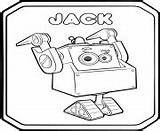 Rivets Coloring Pages Rusty Robot Jack sketch template