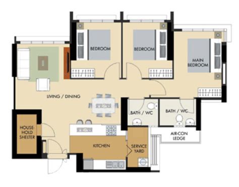 floor plan hdb  rooms flat home alqu