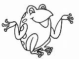 Coloring Frog Cycle Life Library Clipart Book sketch template