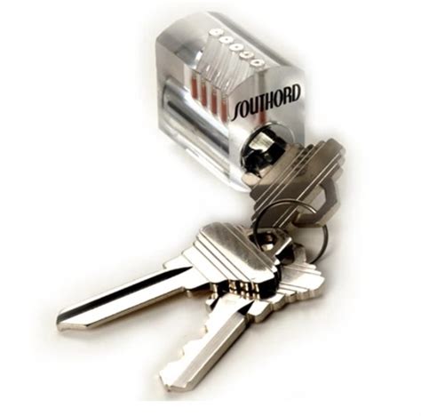 visible cutaway practice lock  standard pins    pin