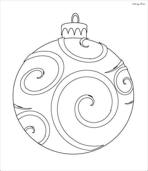 christmas ornaments coloring pages  printable coloring