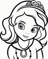 Sofia Coloring Princess Disney Printable Smiling Pages First Ecoloringpage Kids Print sketch template