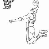 Coloring Dunking Hellokids sketch template