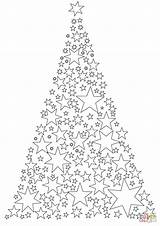 Christmas Coloring Tree Stars Pages Made Drawing Star Printable Zentangle Village Adult Wallpaperfor Realistic Cards sketch template