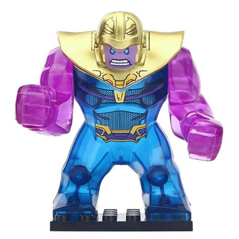 big minifigure thanos marvel super heroes compatible lego