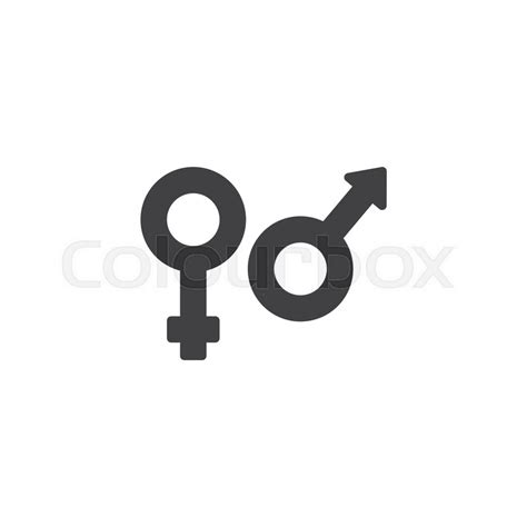 hetero sexual orientation vector icon stock vector