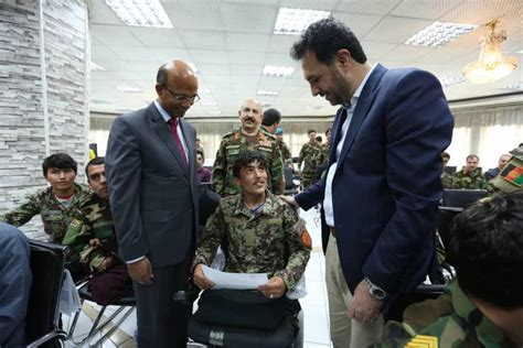 india assists 100 modern electric wheelchairs to handicapped afghan soldiers the khaama press