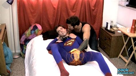 superman zach superhero cock sucking